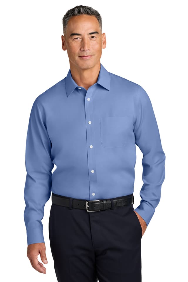 Brooks Brothers ® Wrinkle-Free Stretch Pinpoint Spread Collar Shirt