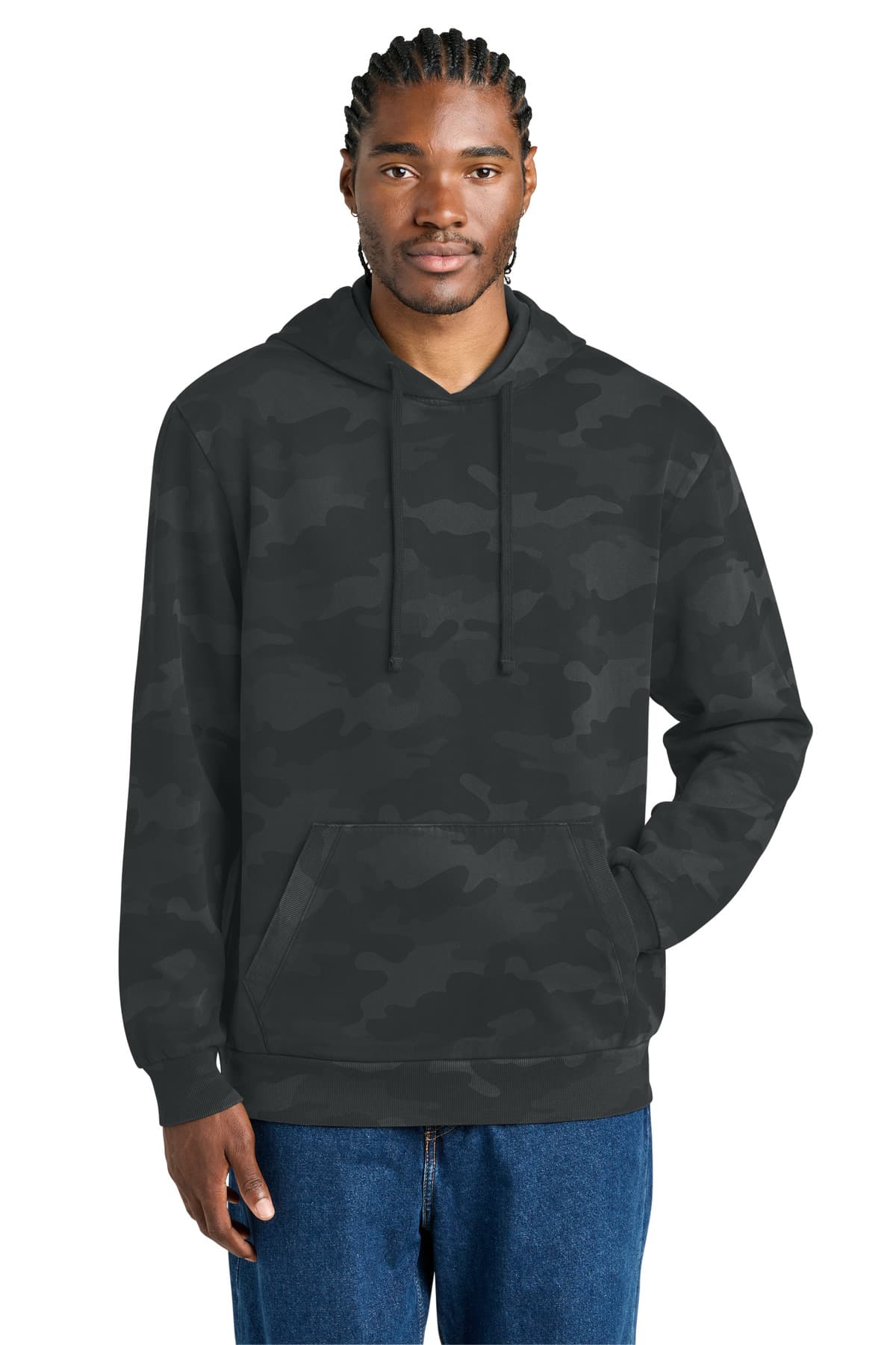 District Wash  Camo Fleece Hoodie