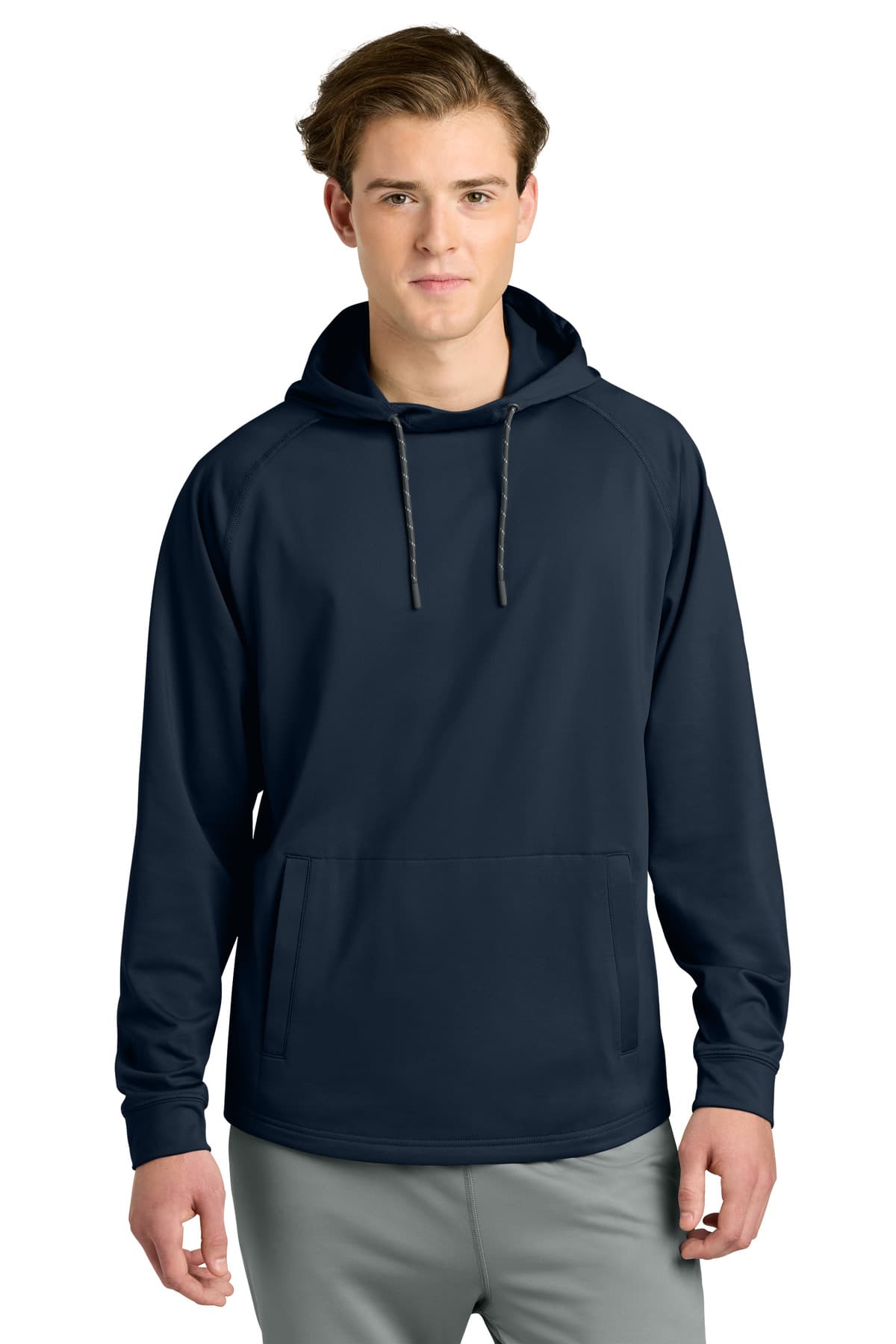 Richardson Charge Performance Fleece Long Sleeve Hoodie — Navy