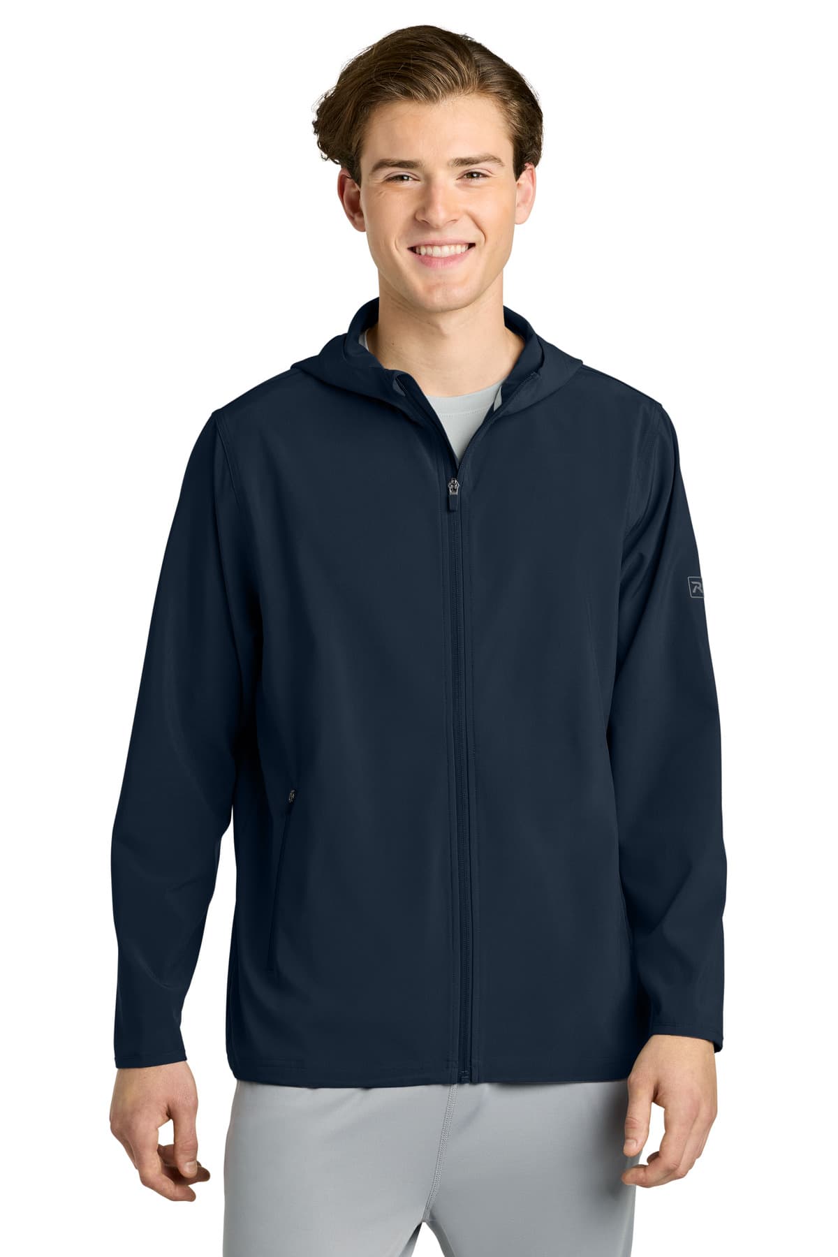 Richardson Barrage Hooded Wind Jacket — Navy