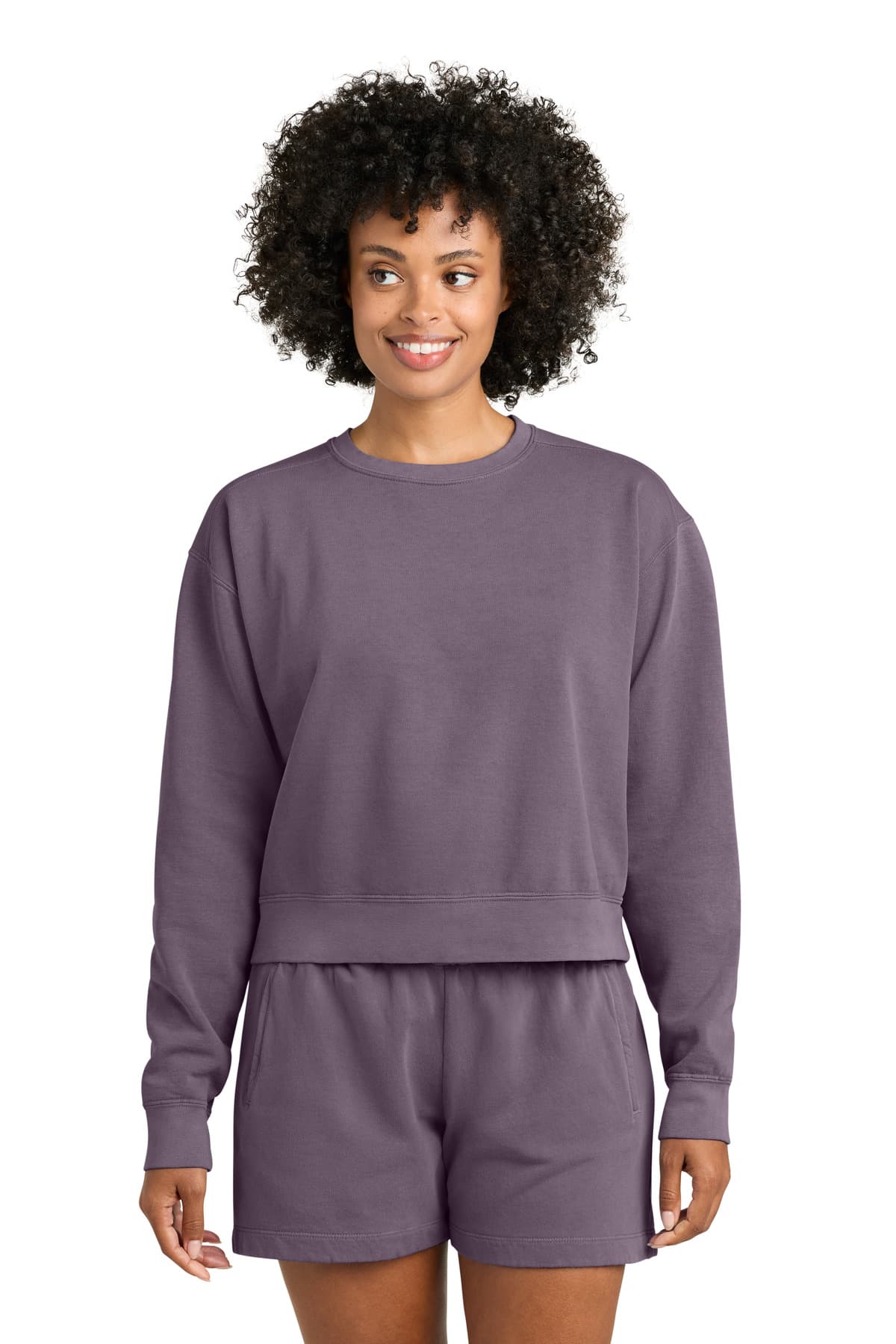 Comfort Colors ® Women's Mid-Length Crewneck Sweatshirt — Dusk