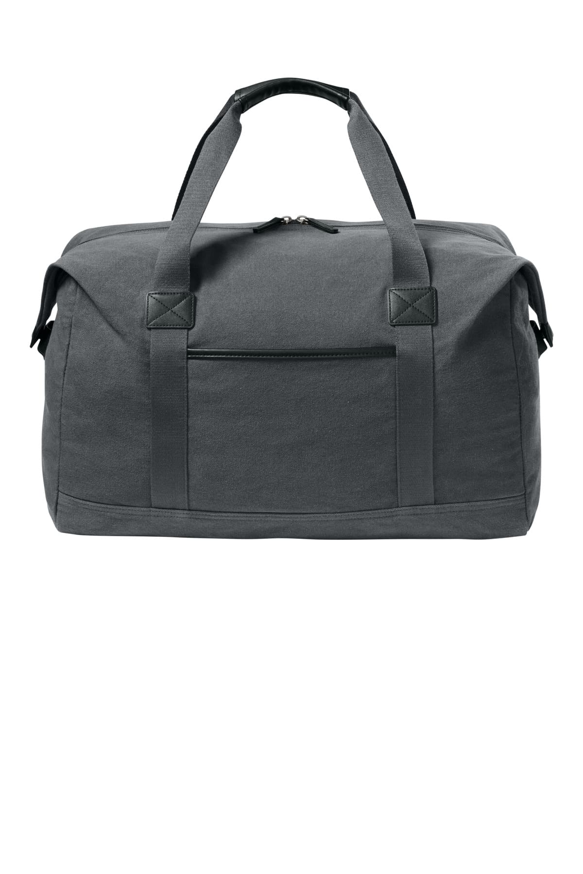Port Authority ® Washed Canvas Duffel — Grey Steel