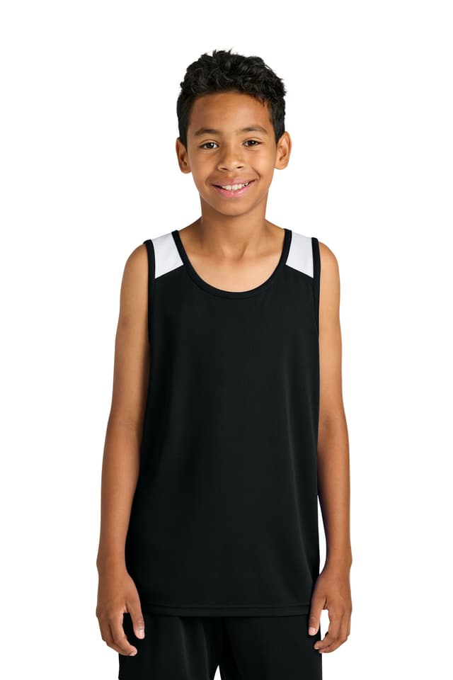 Sport-Tek ® Youth Club Track Tank