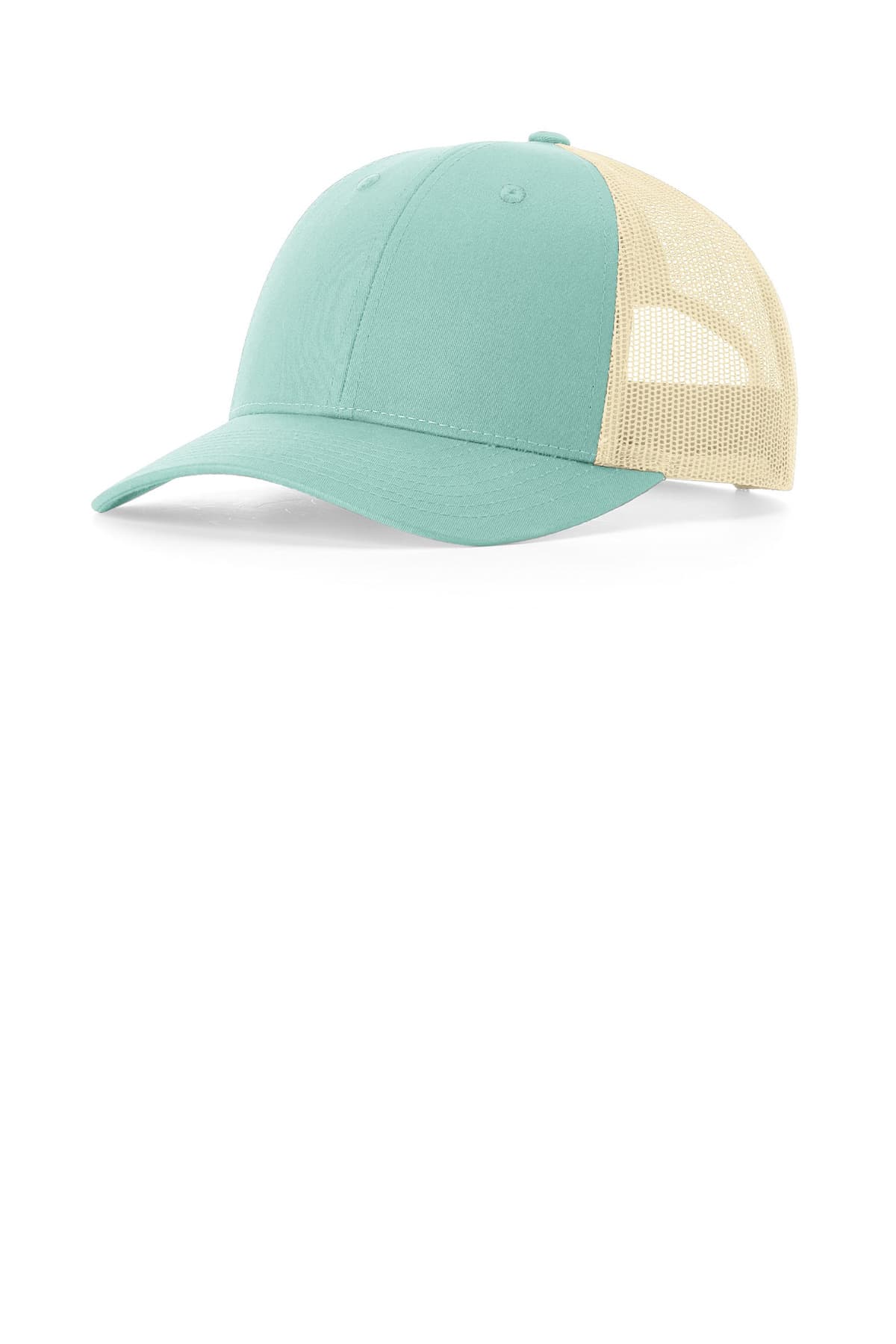 Richardson Low Pro Trucker — Aruba Blue/ Birch