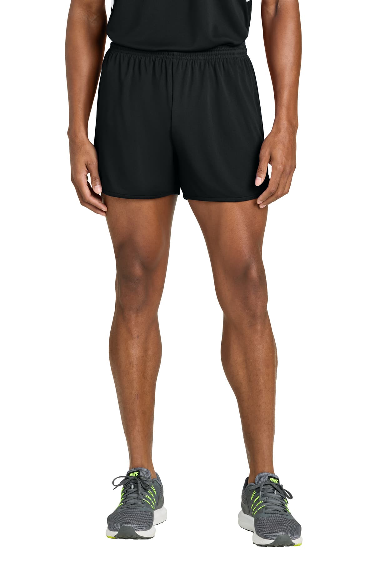 Sport-Tek ® Club 4' Track Short — Black