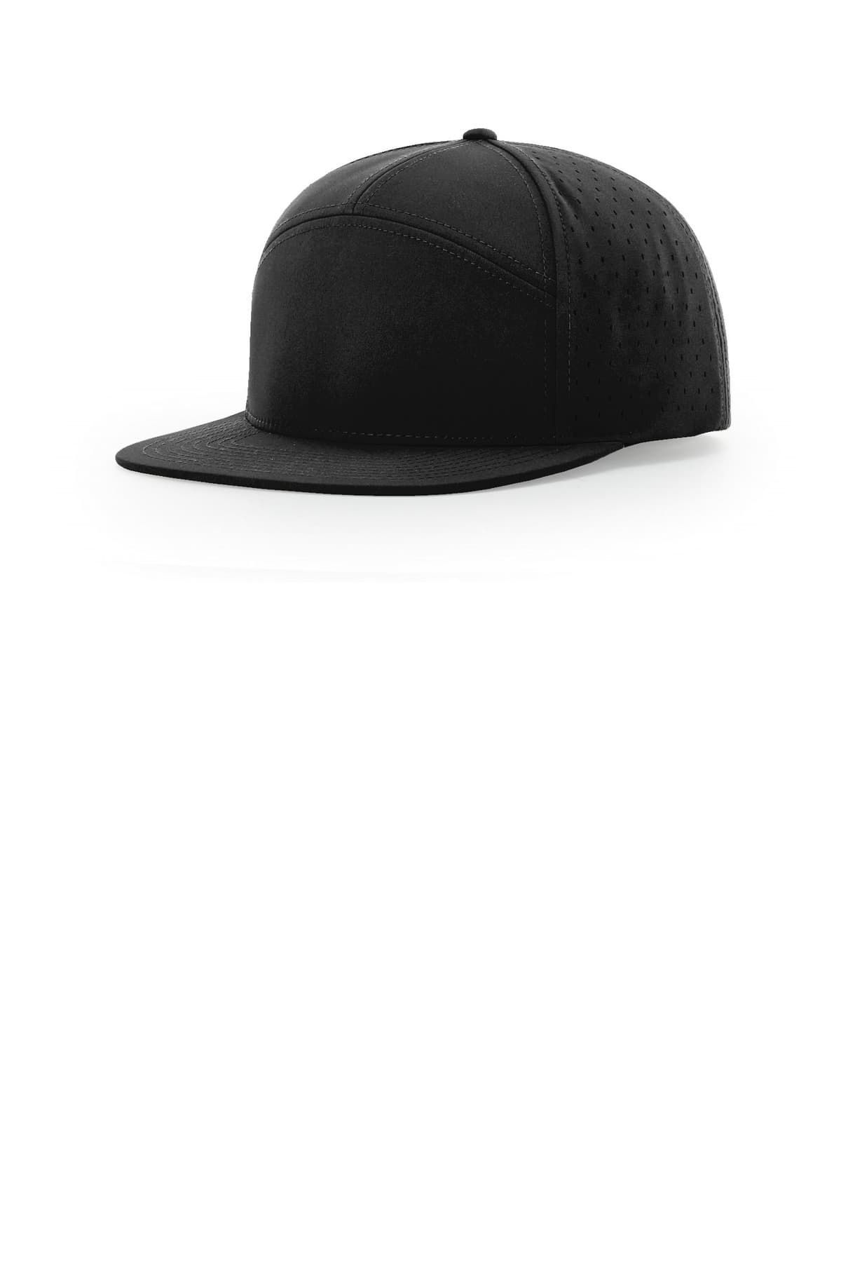 Richardson Cannon 7-Panel Flatbill — Black