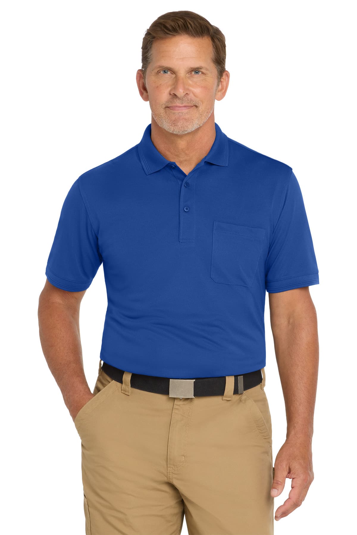 CornerStone ® Industrial Snag-Proof Pique Pocket Polo