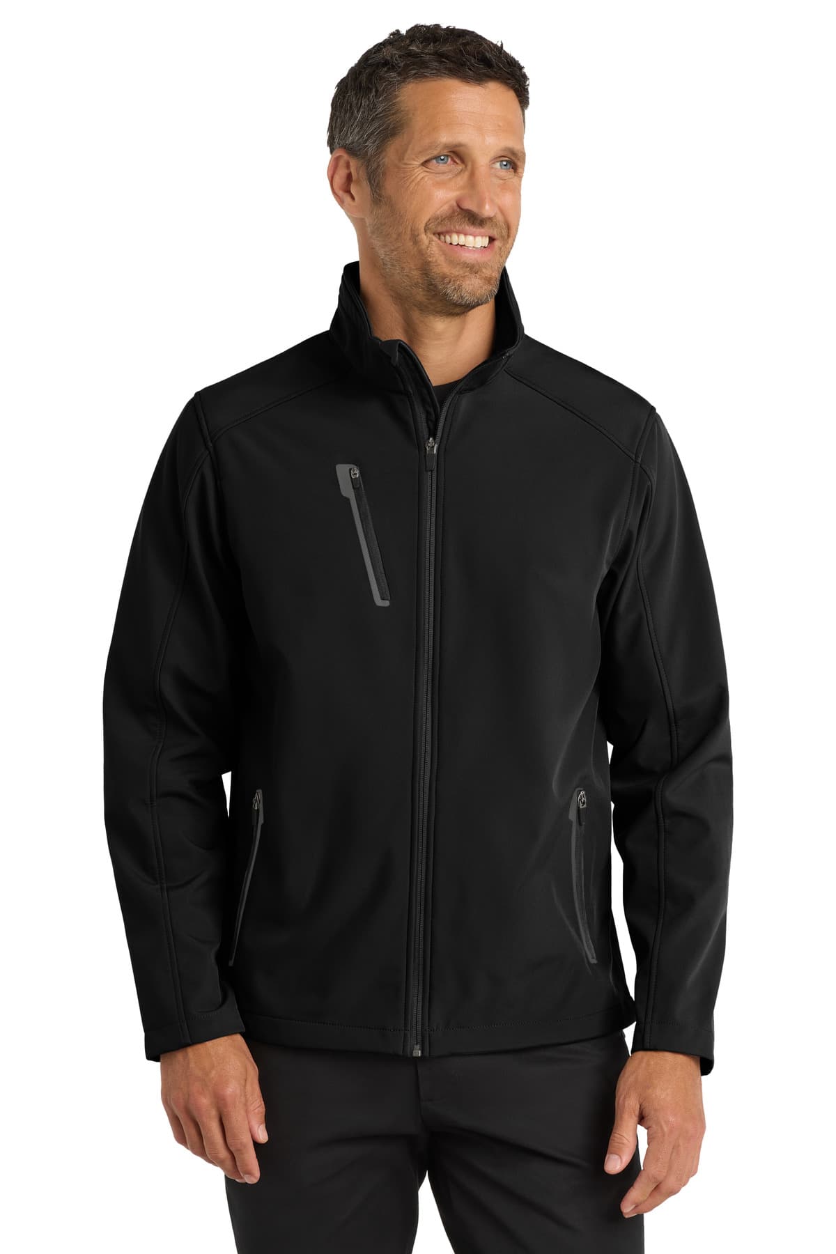 Port Authority ® Welded Soft Shell Jacket — Black
