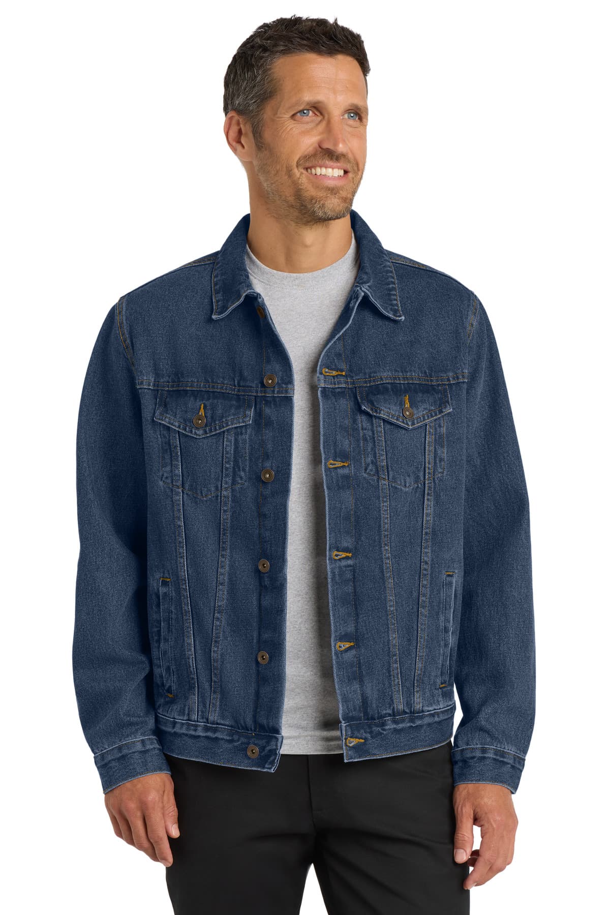 Port Authority ® Denim Jacket — Denim Blue