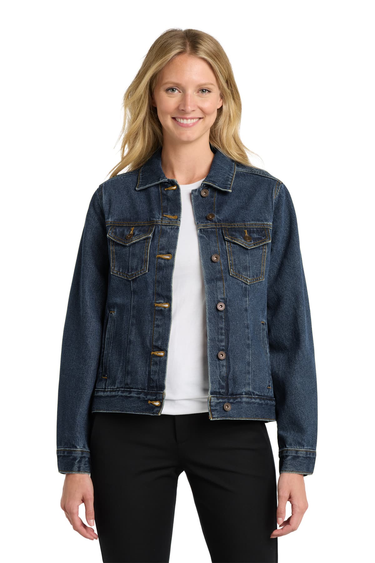 Port Authority ® Women's Denim Jacket — Denim Blue