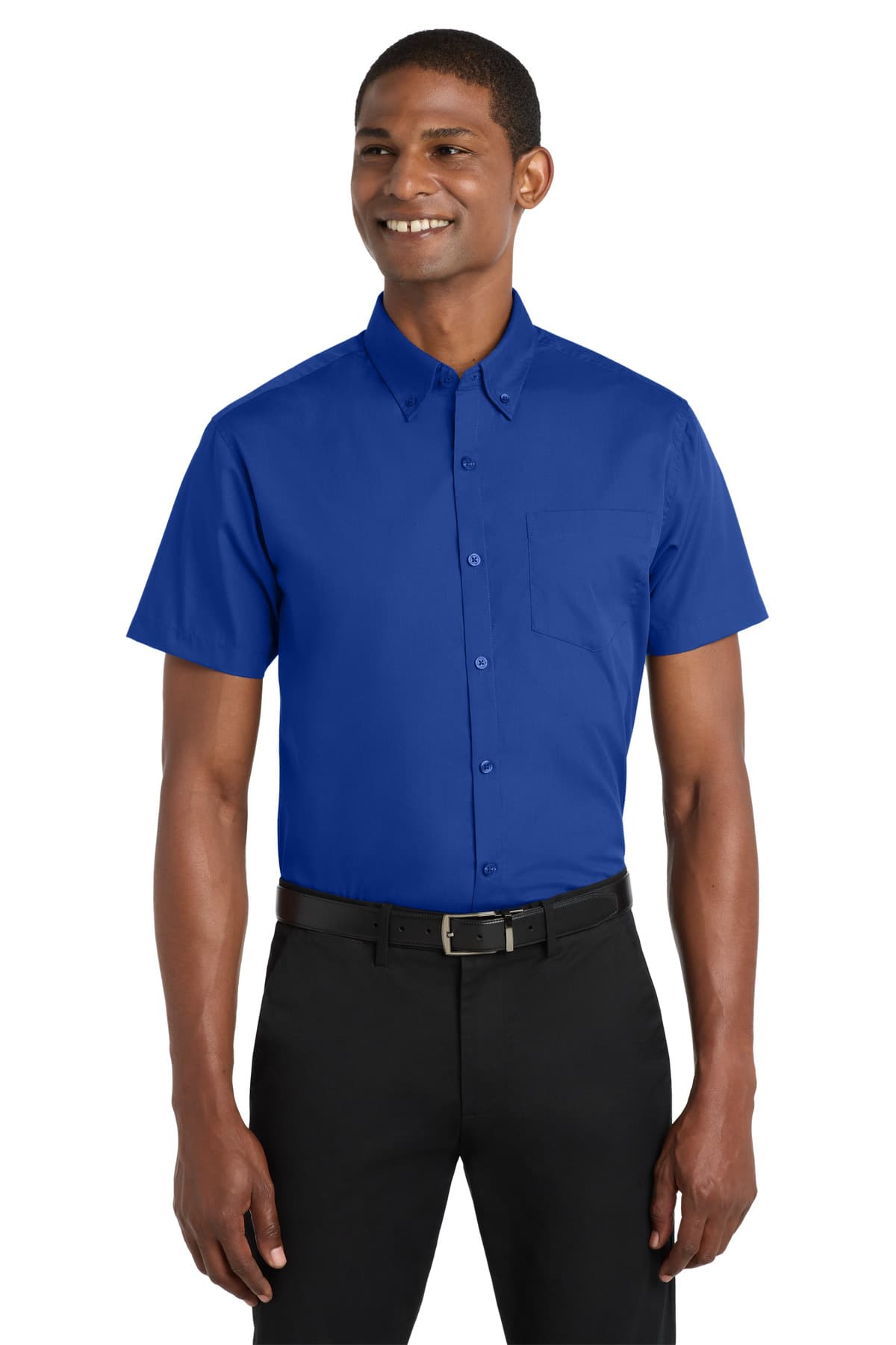 Port Authority ® Short Sleeve Carefree Poplin Shirt