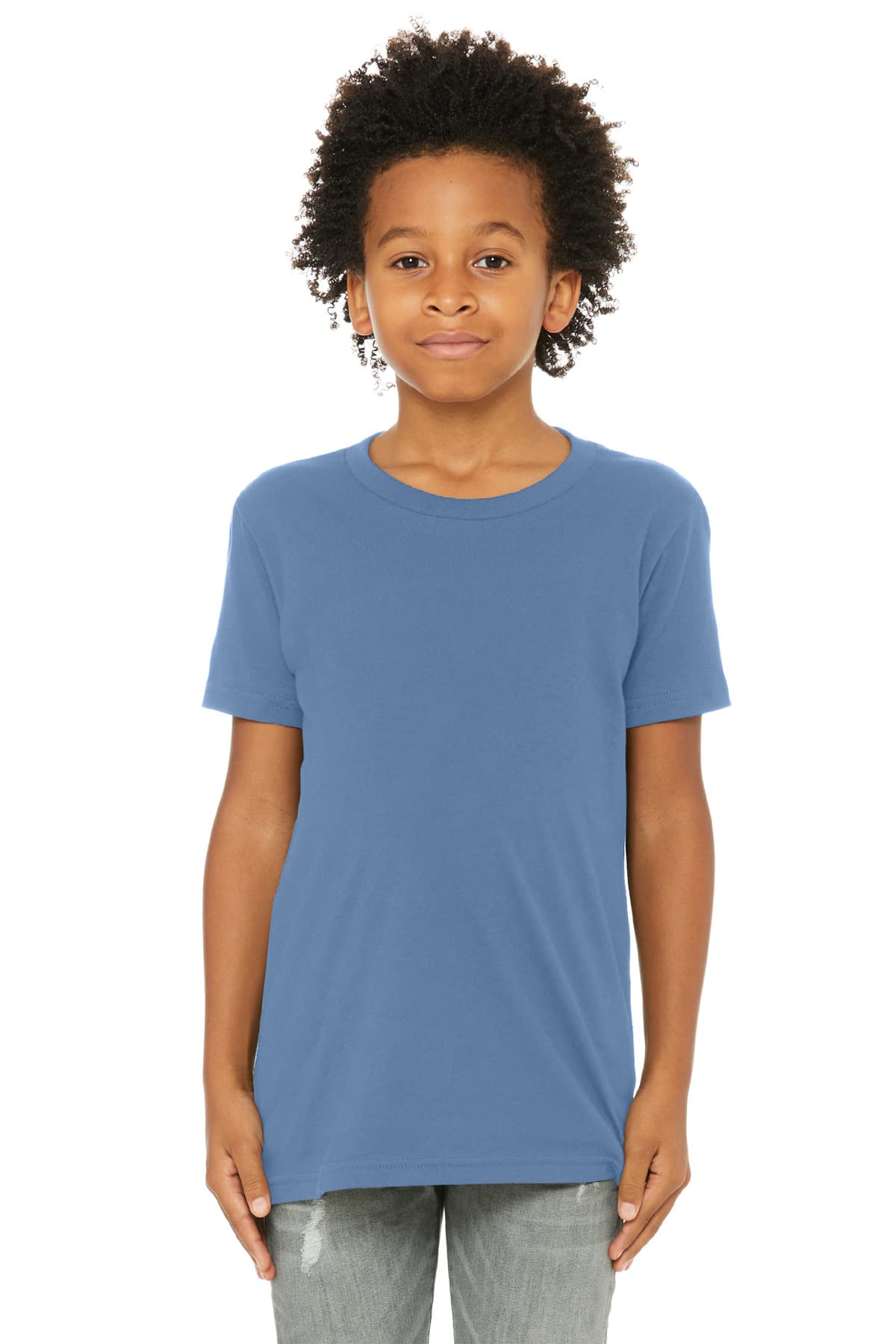 BELLA+CANVAS ® Youth Jersey Short Sleeve Tee — Lavender Blue