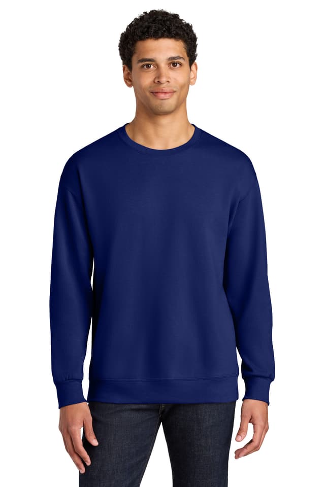 Jerzees Ultimate  Unisex CVC Ring Spun Crewneck Sweatshirt