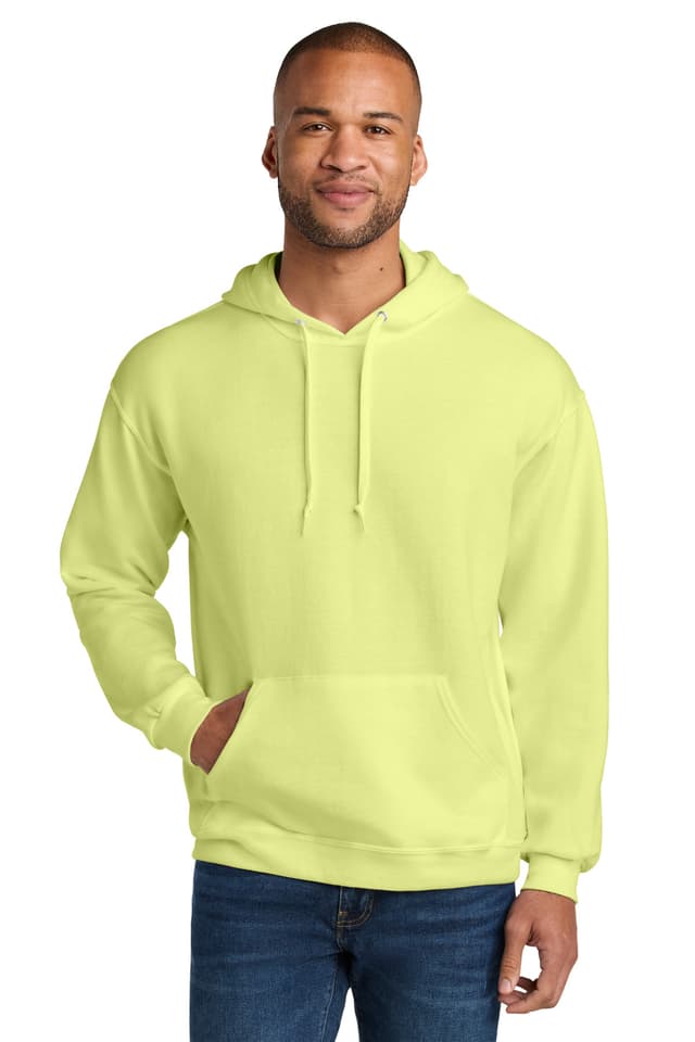 Jerzees Ultimate  Unisex CVC Ring Spun Hooded Sweatshirt