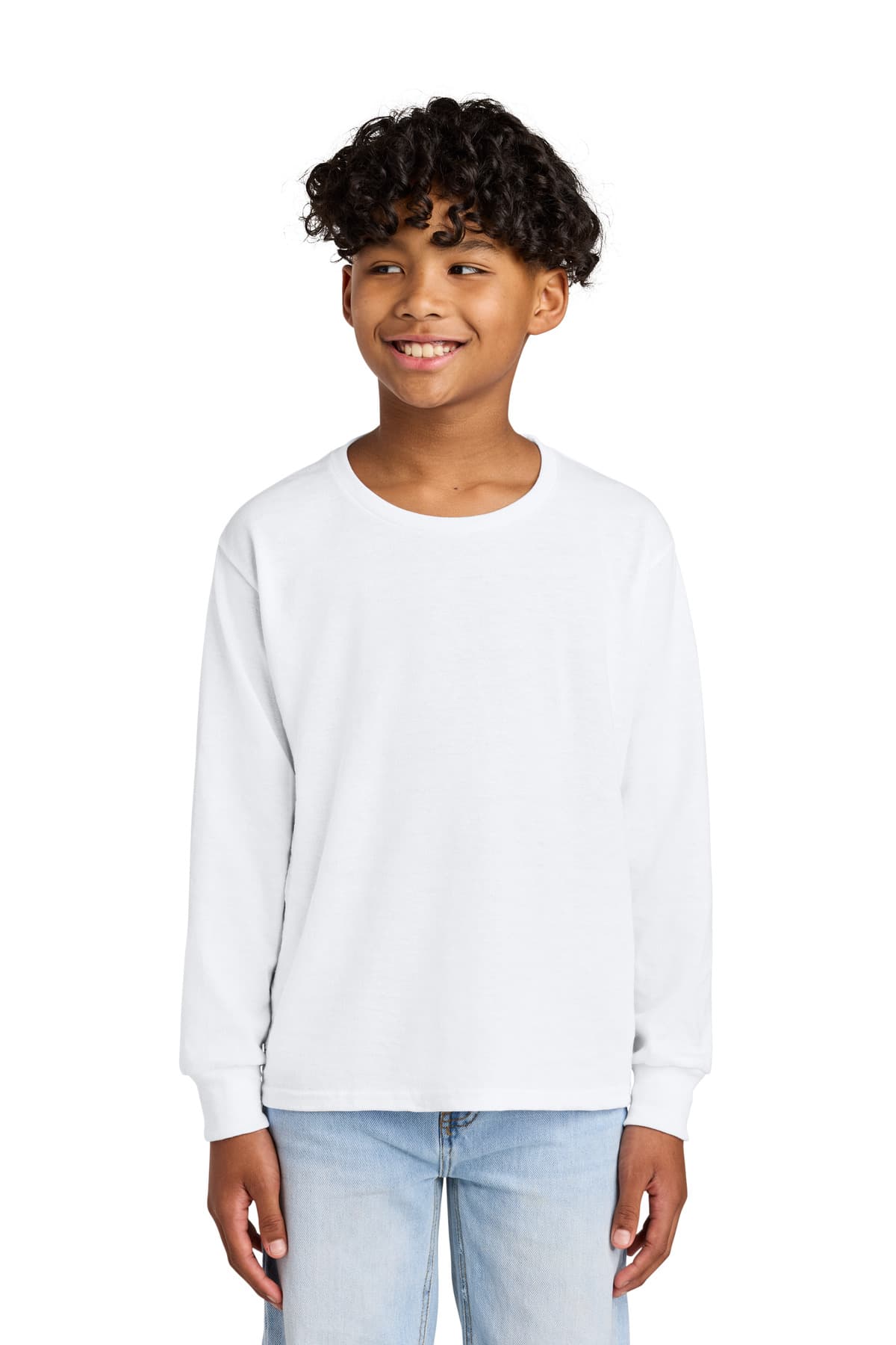 Jerzees ® Youth Dri-Power ® 50/50 Cotton/Poly Long Sleeve — White
