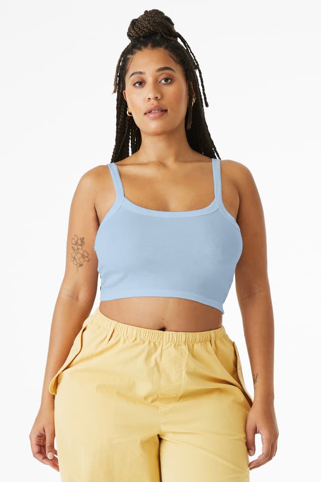 BELLA+CANVAS ® Women's Micro Rib Spaghetti Strap Tank