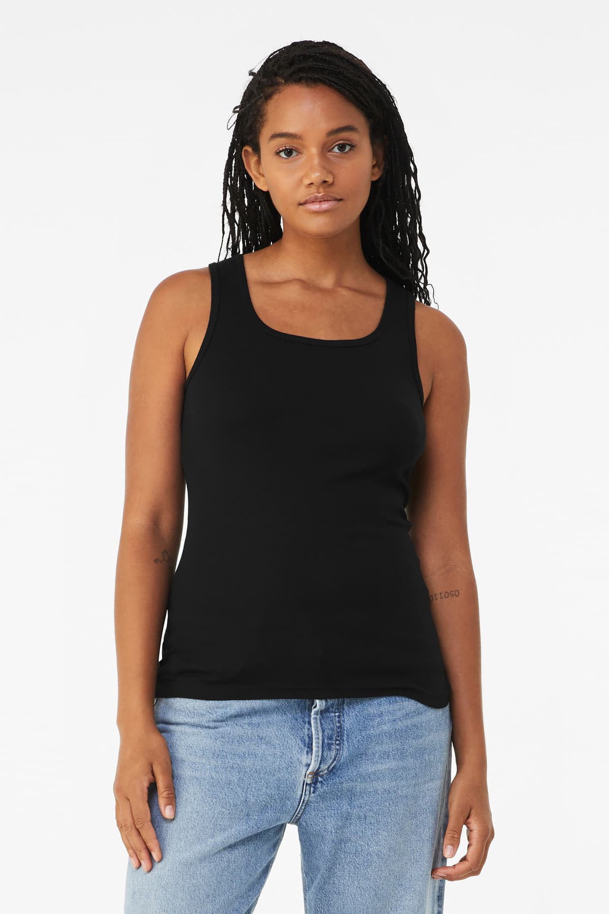 BELLA+CANVAS ® Women's Baby Rib Tank — Black