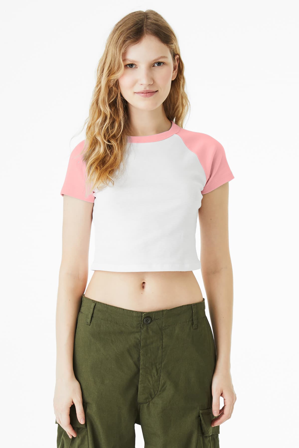BELLA+CANVAS ® Women's Micro Rib Raglan Baby Tee