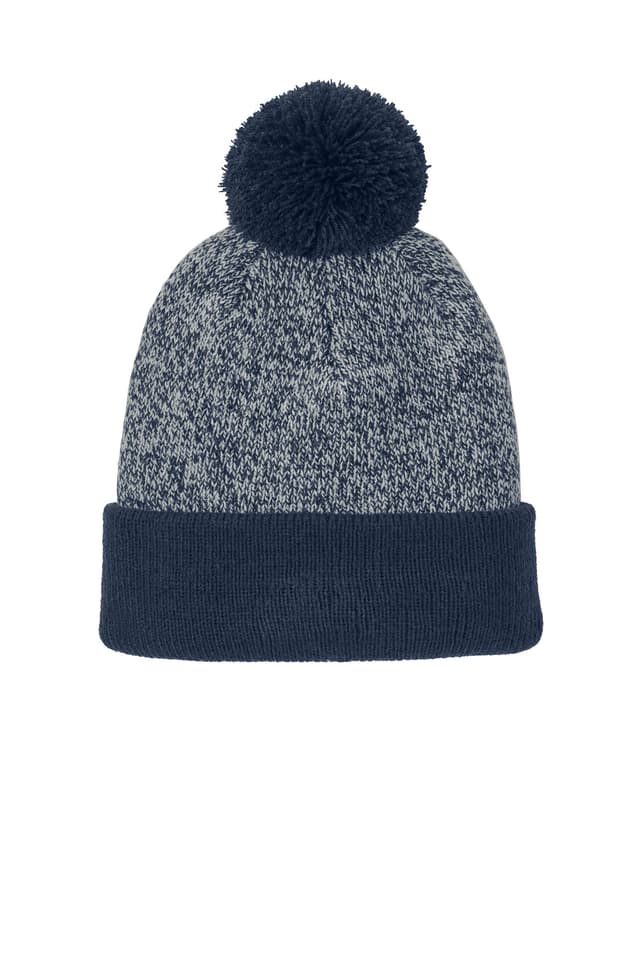 Sport-Tek ® Halftime Heather Pom Beanie