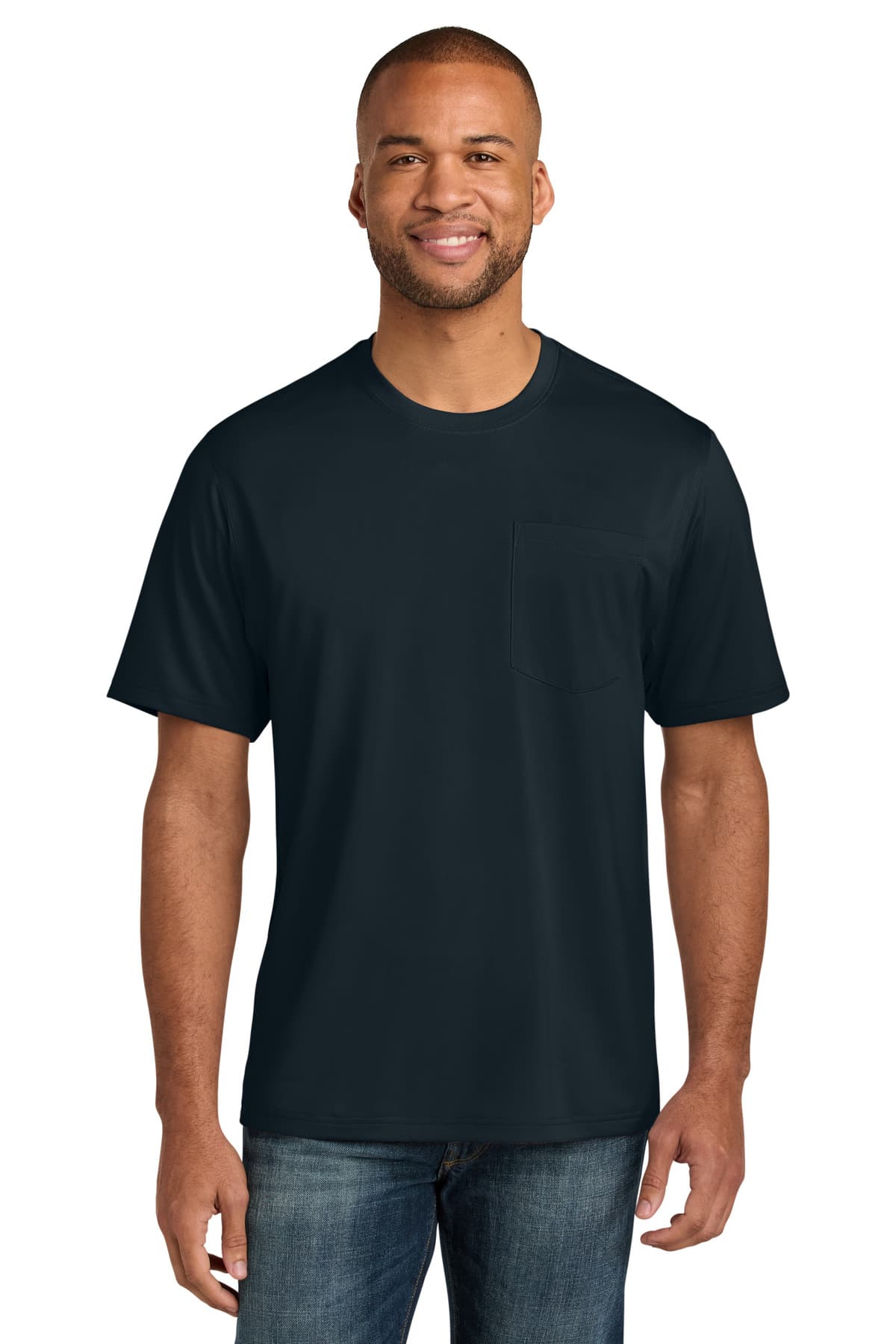 CornerStone ® Tall Workwear Pro Short Sleeve Pocket Tee — Navy