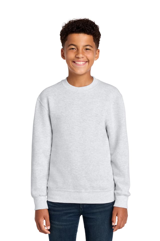 Port & Co  Youth Core Fleece Crewneck Sweatshirt