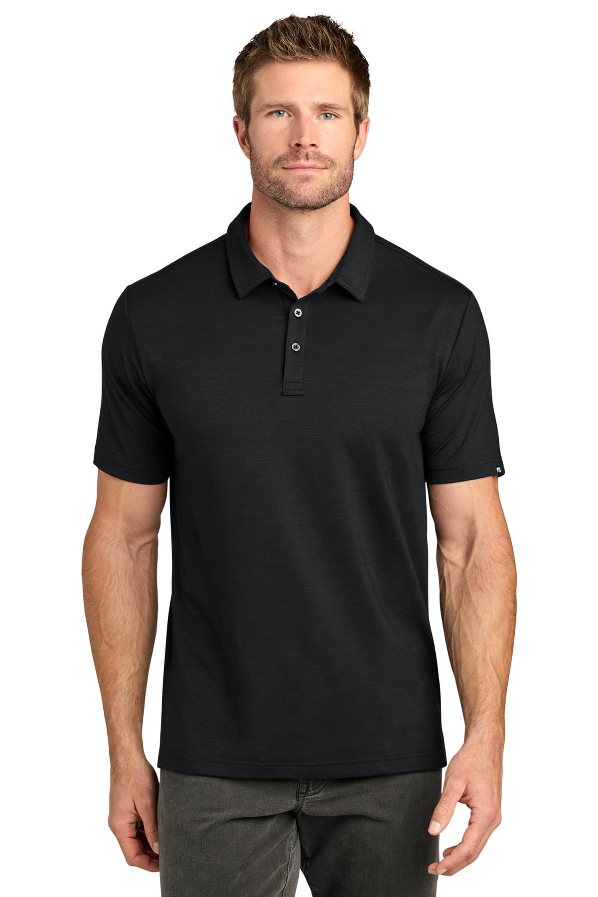 TravisMathew Crestview Polo — Black