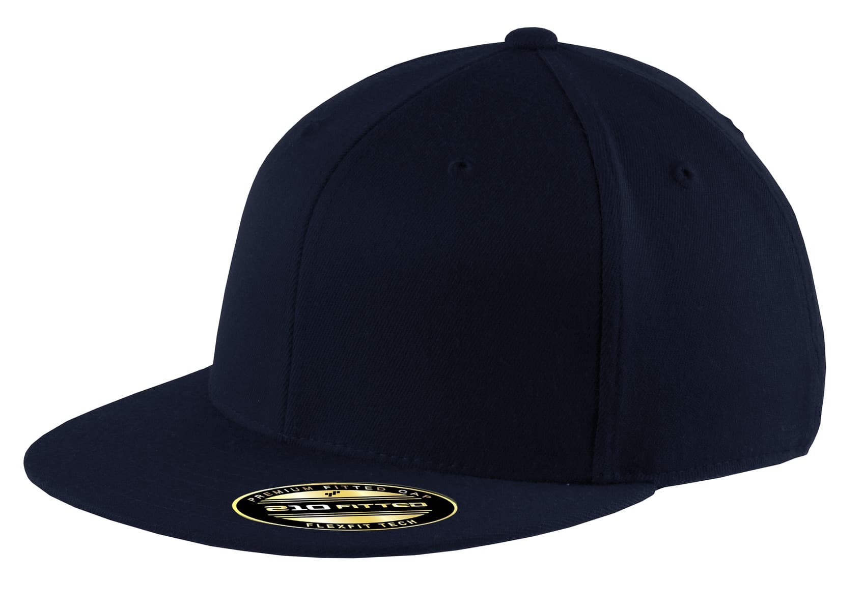 Port Authority ® Flexfit 210 ® Flat Bill Cap — Navy