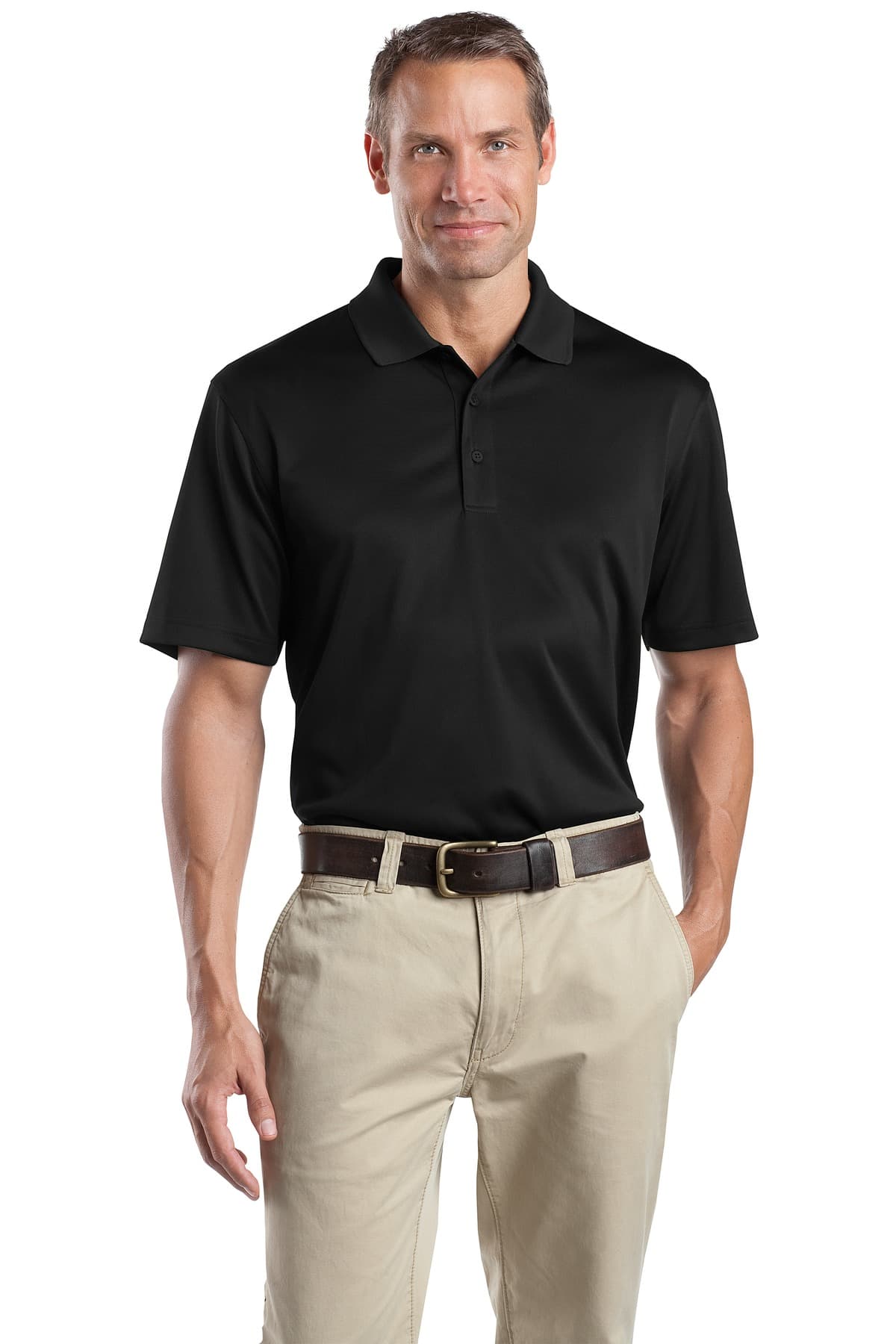 CornerStone ® - Select Snag-Proof Polo — Black