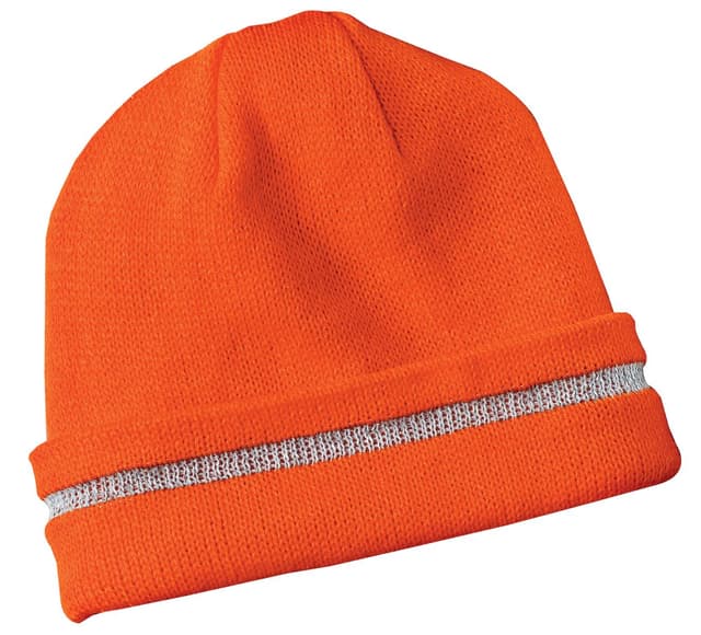 CornerStone ® - Enhanced Visibility Beanie with Reflective Stripe
