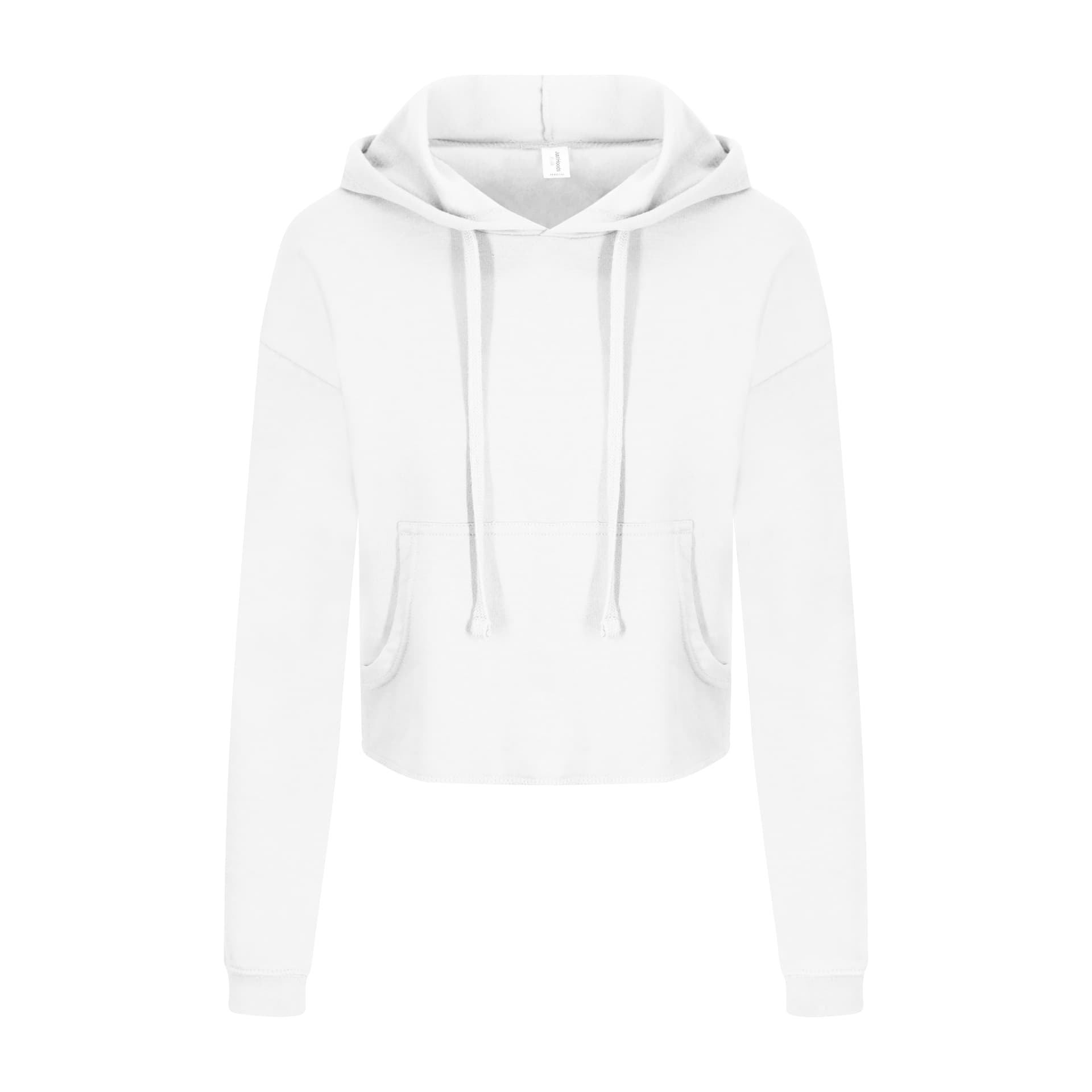 A4 Women's Cropped Hoodie — ARCTIC WHITE