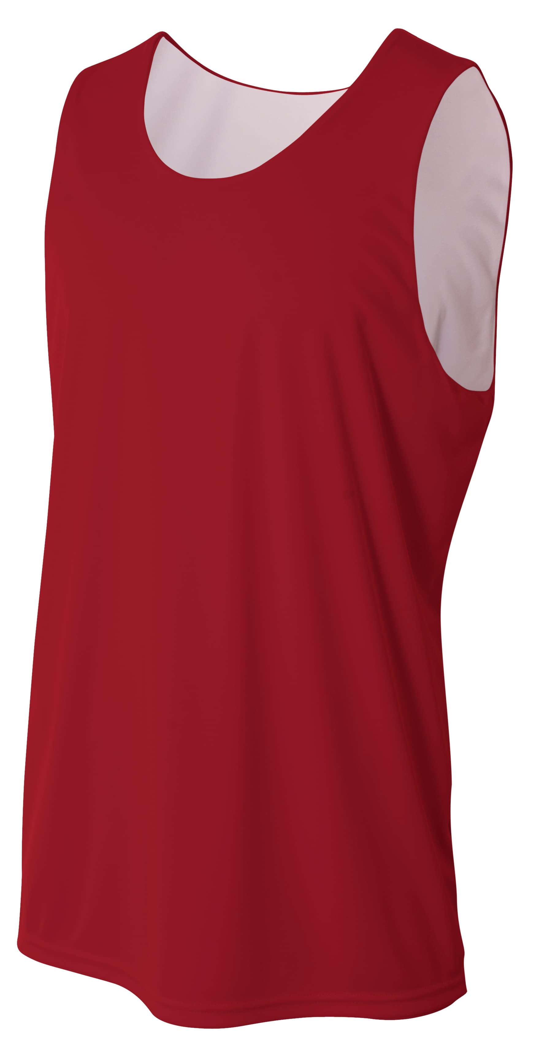A4 Reversible Jump Jersey — CARDINAL/WHITE