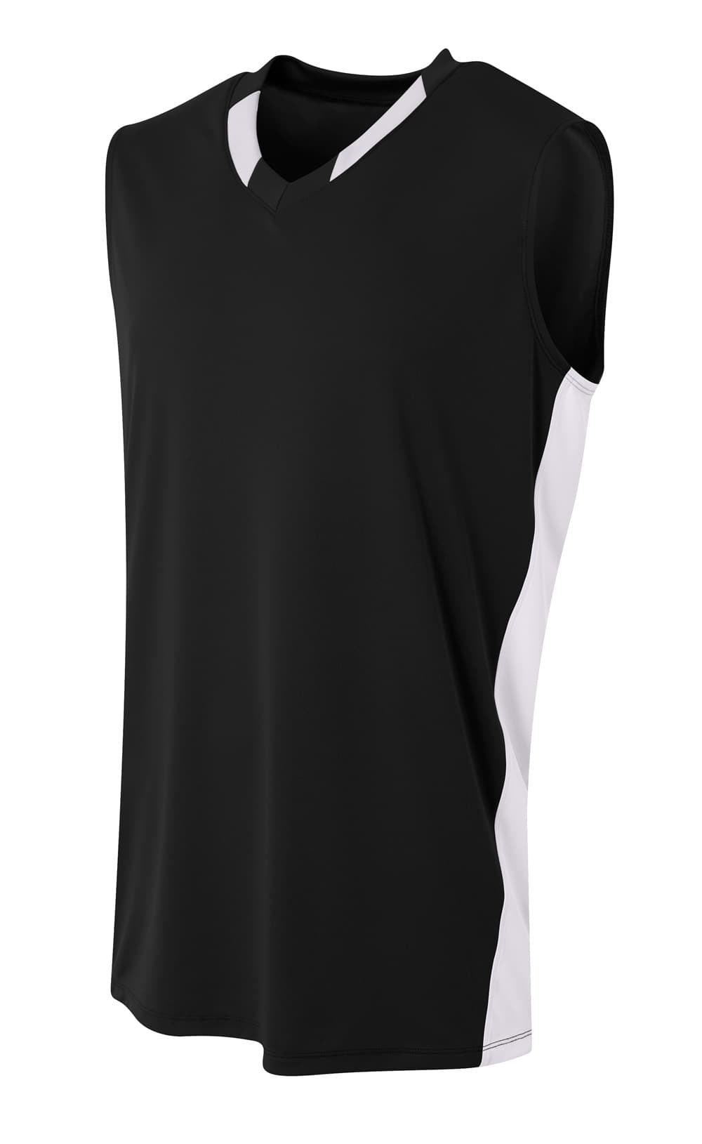A4 Backcourt Jersey — BLACK/WHITE