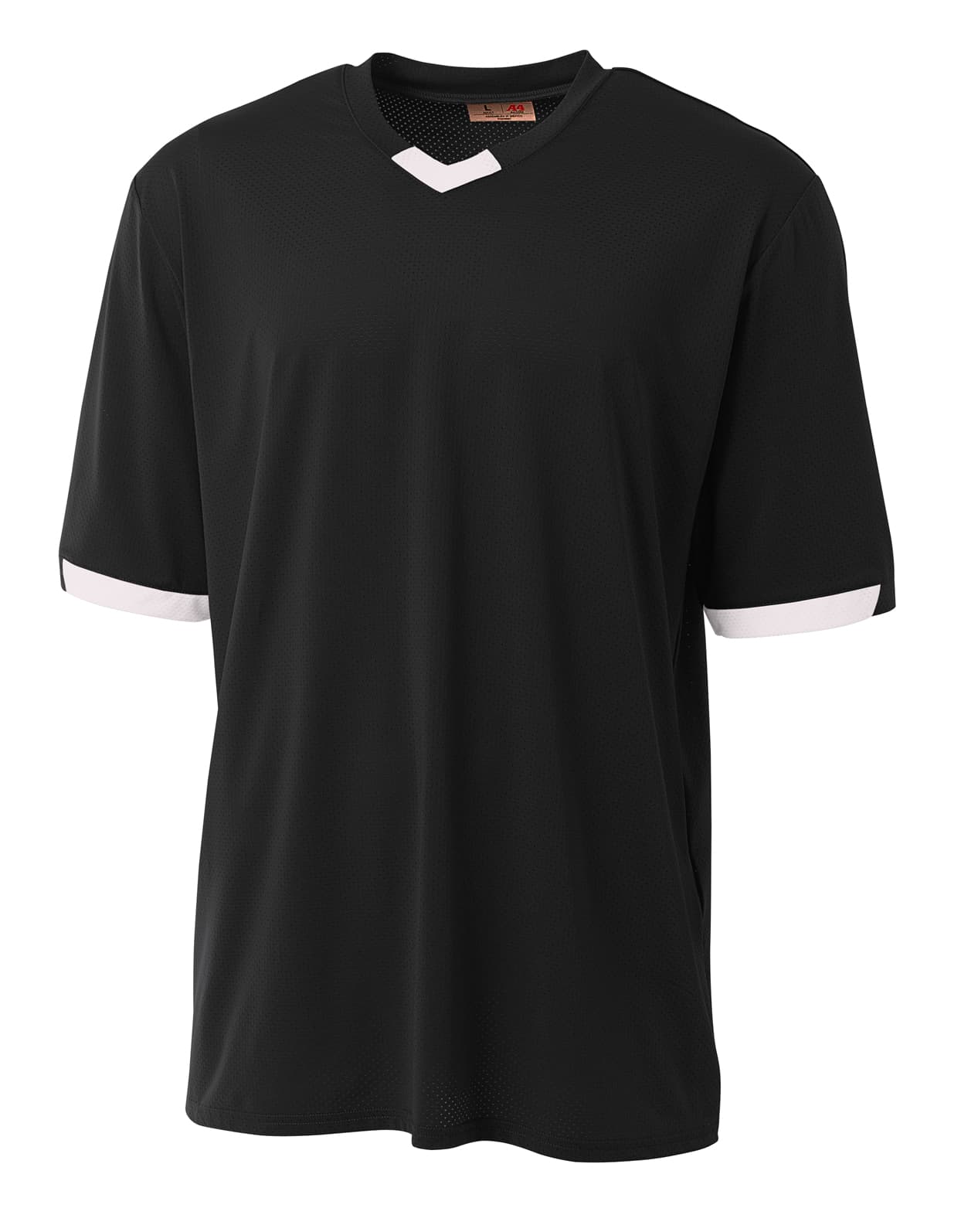 A4  Stretch Pro Baseball Jersey — BLACK/WHITE