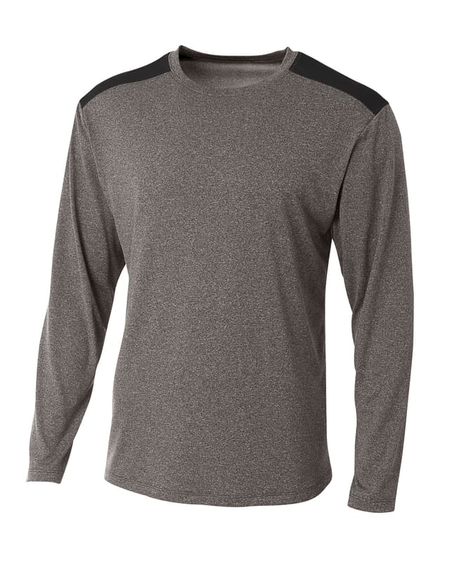 A4 Tourney Heather Long Sleeve Tee