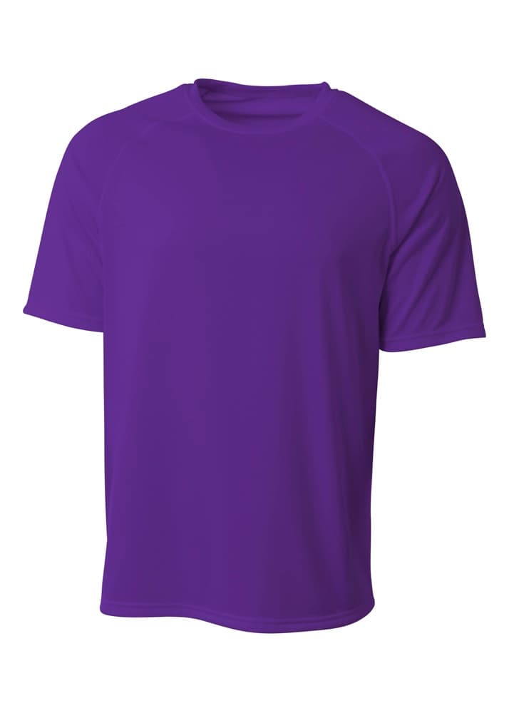 A4 SureColor Short Sleeve Cationic Tee — PURPLE