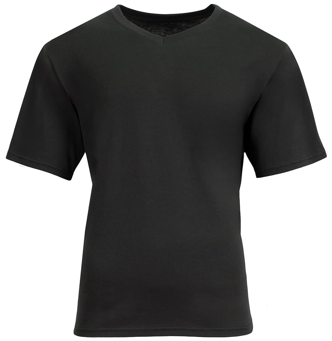 A4 Softek Short Sleeve V-Neck — BLACK