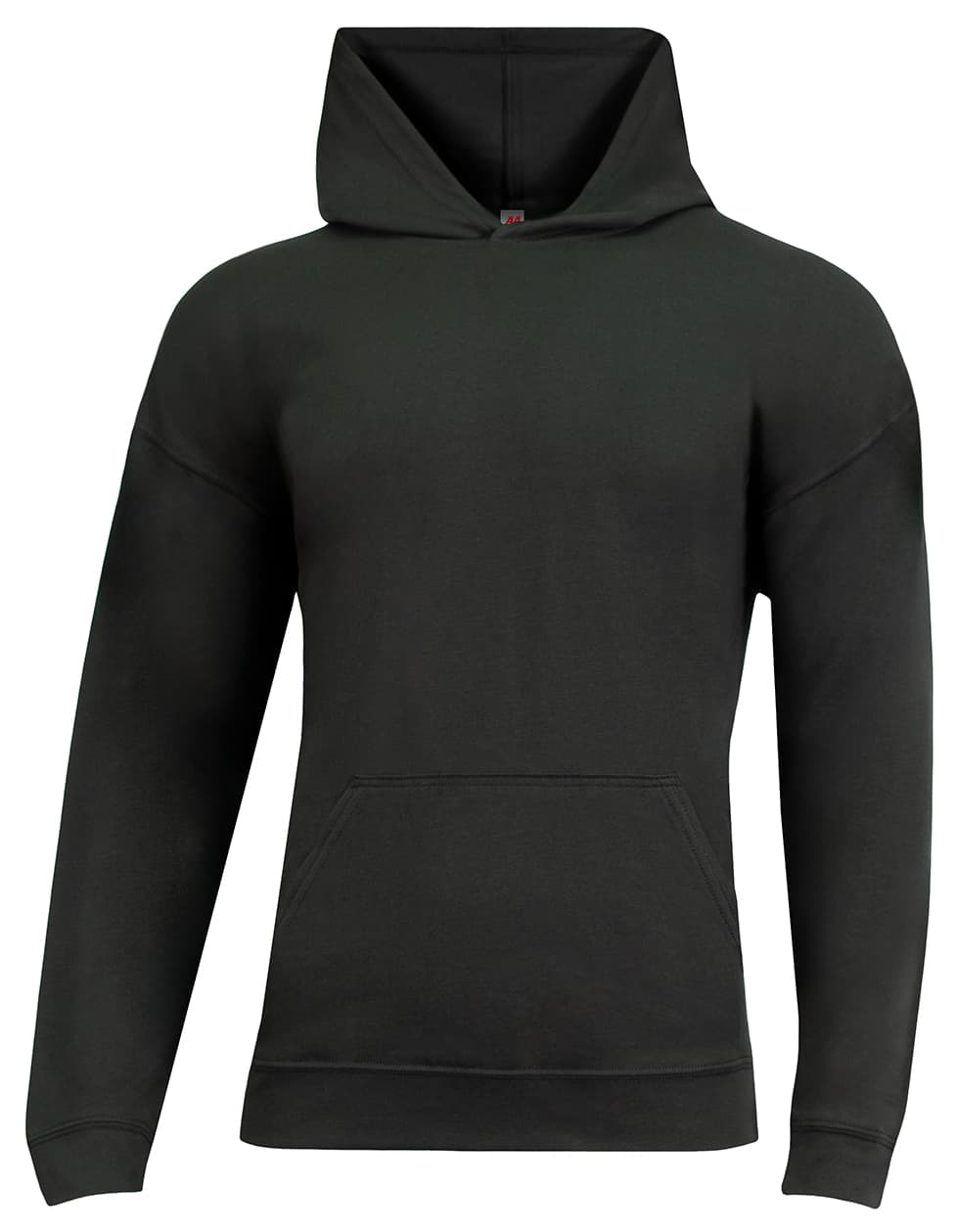 A4 Softek Long Sleeve Hooded Tee — BLACK