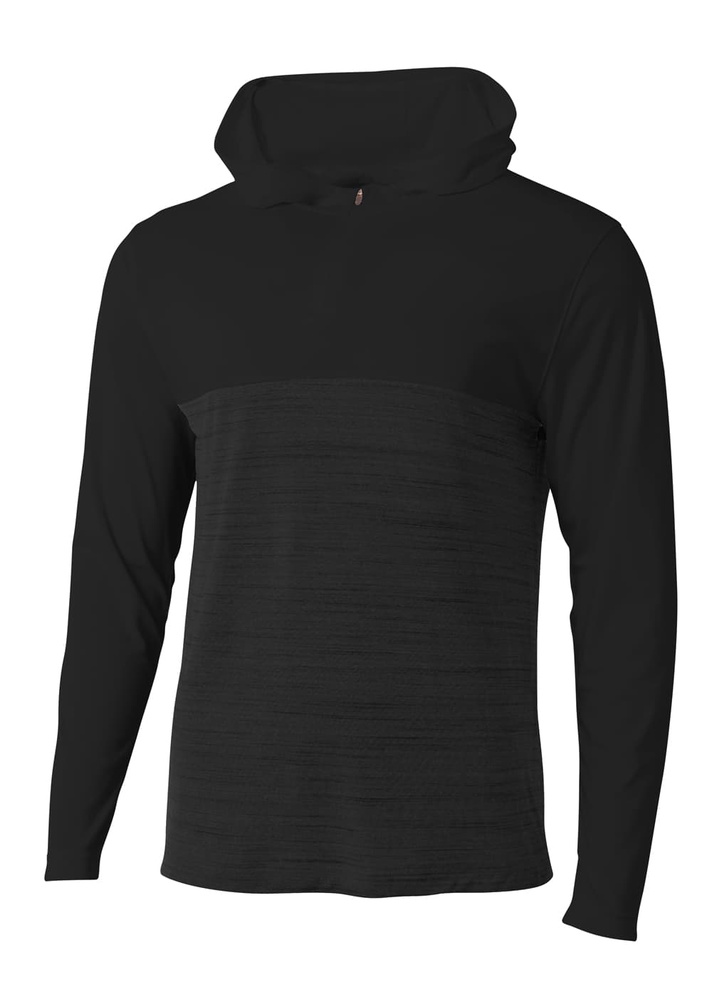 A4 Slate Quarter Zip Hoodie