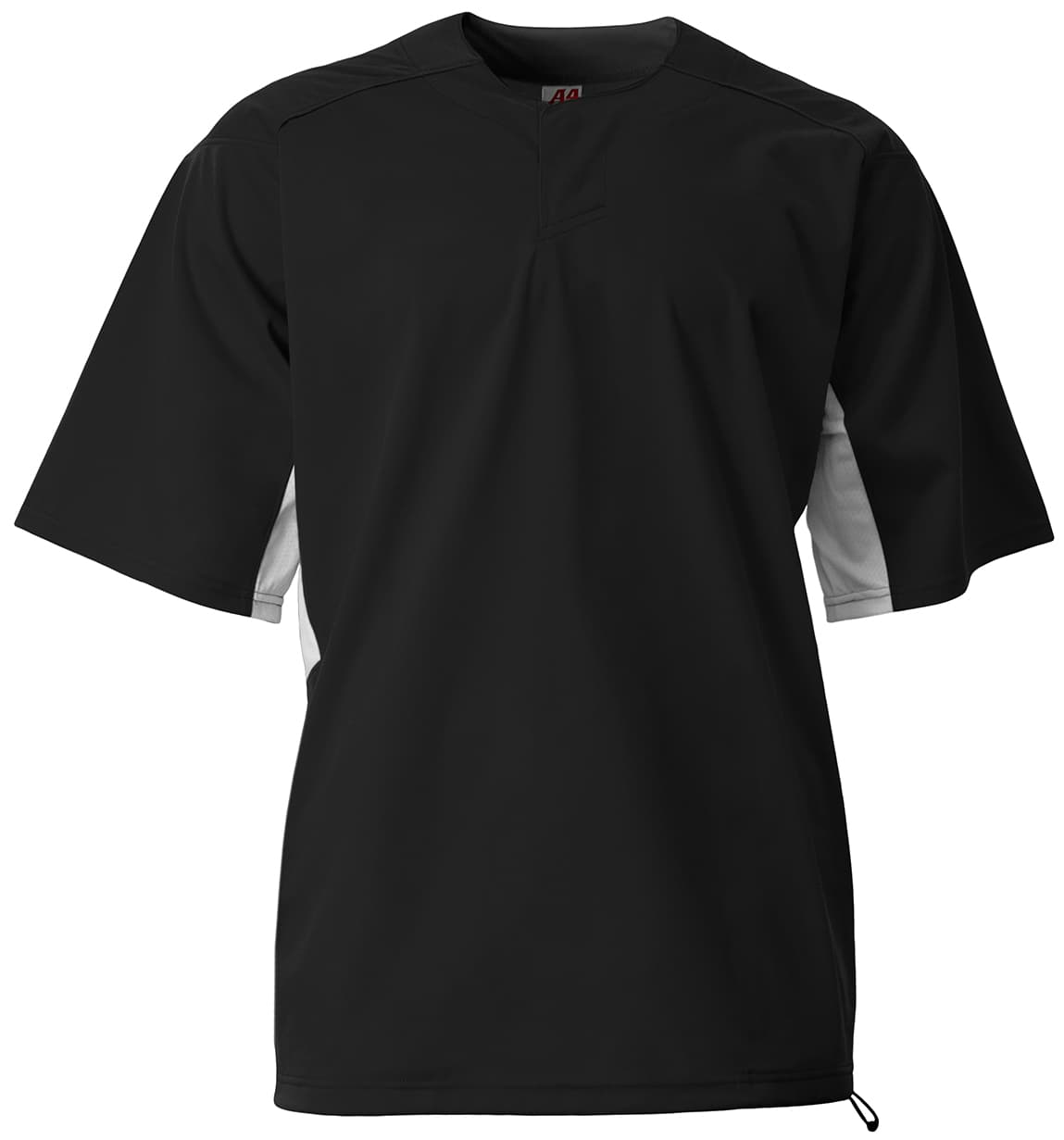 A4 Pro DNA Batting Jacket — BLACK/WHITE