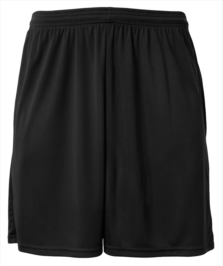 A4 Cooling Short with Pockets — BLACK