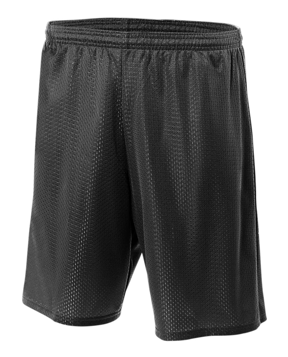 A4 Lined Tricot Mesh Shorts — BLACK