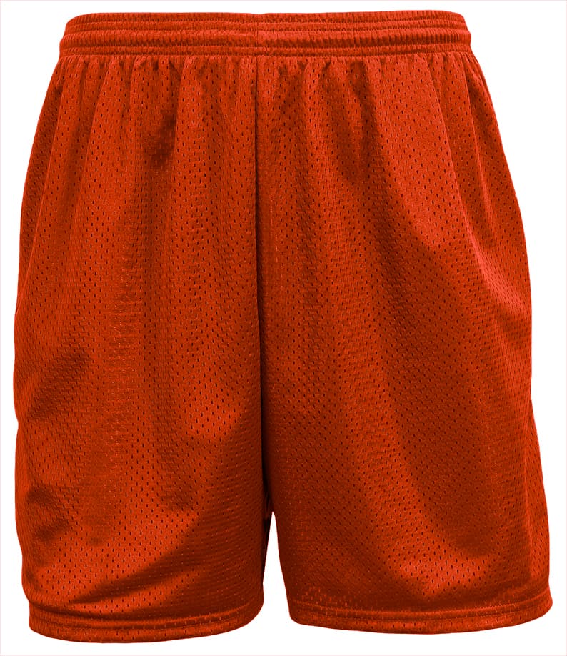 A4 Sprint 5" Lined Tricot Mesh Shorts — ATHLETIC ORANGE