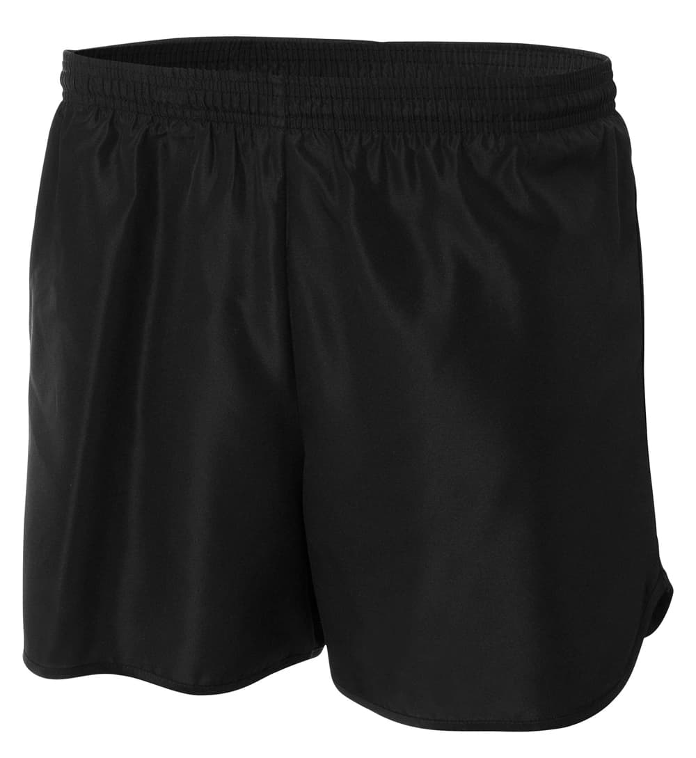 A4 4" Basic Running Short — BLACK