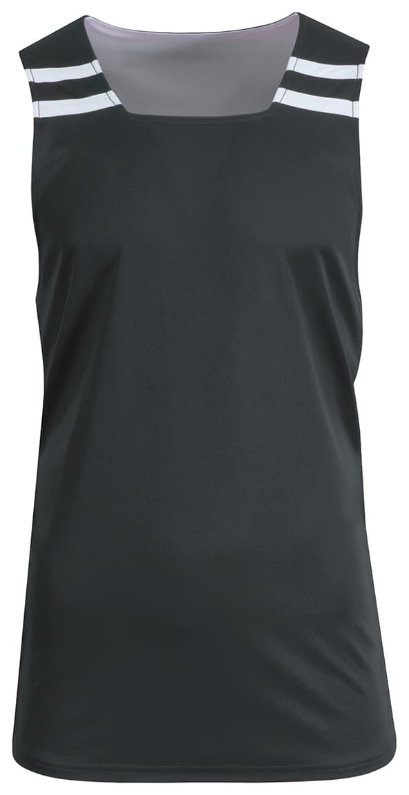 A4 Youth MVP Reversible Basketball Jersey — GRAPHITE/WHITE