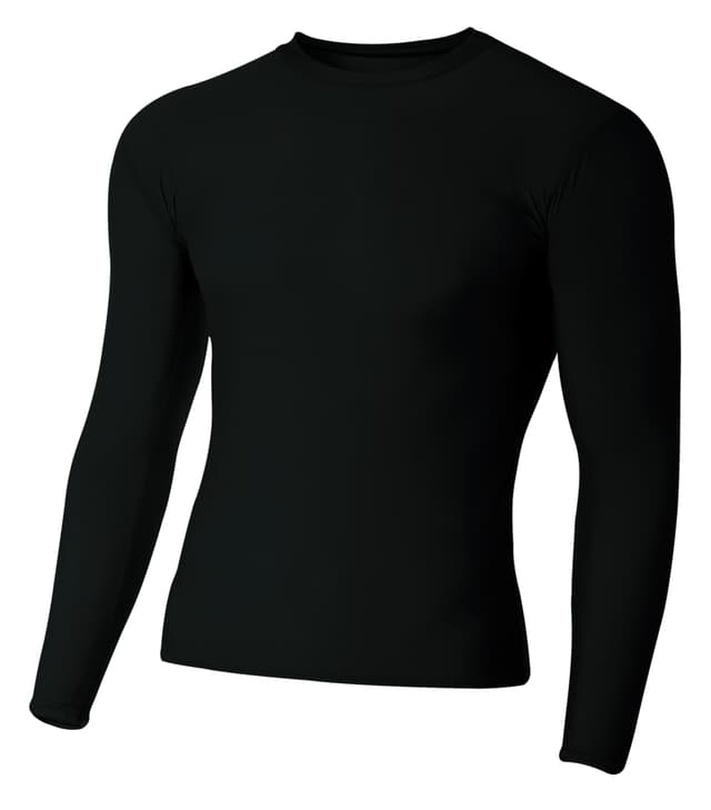 A4 Youth Long Sleeve Compression Crew