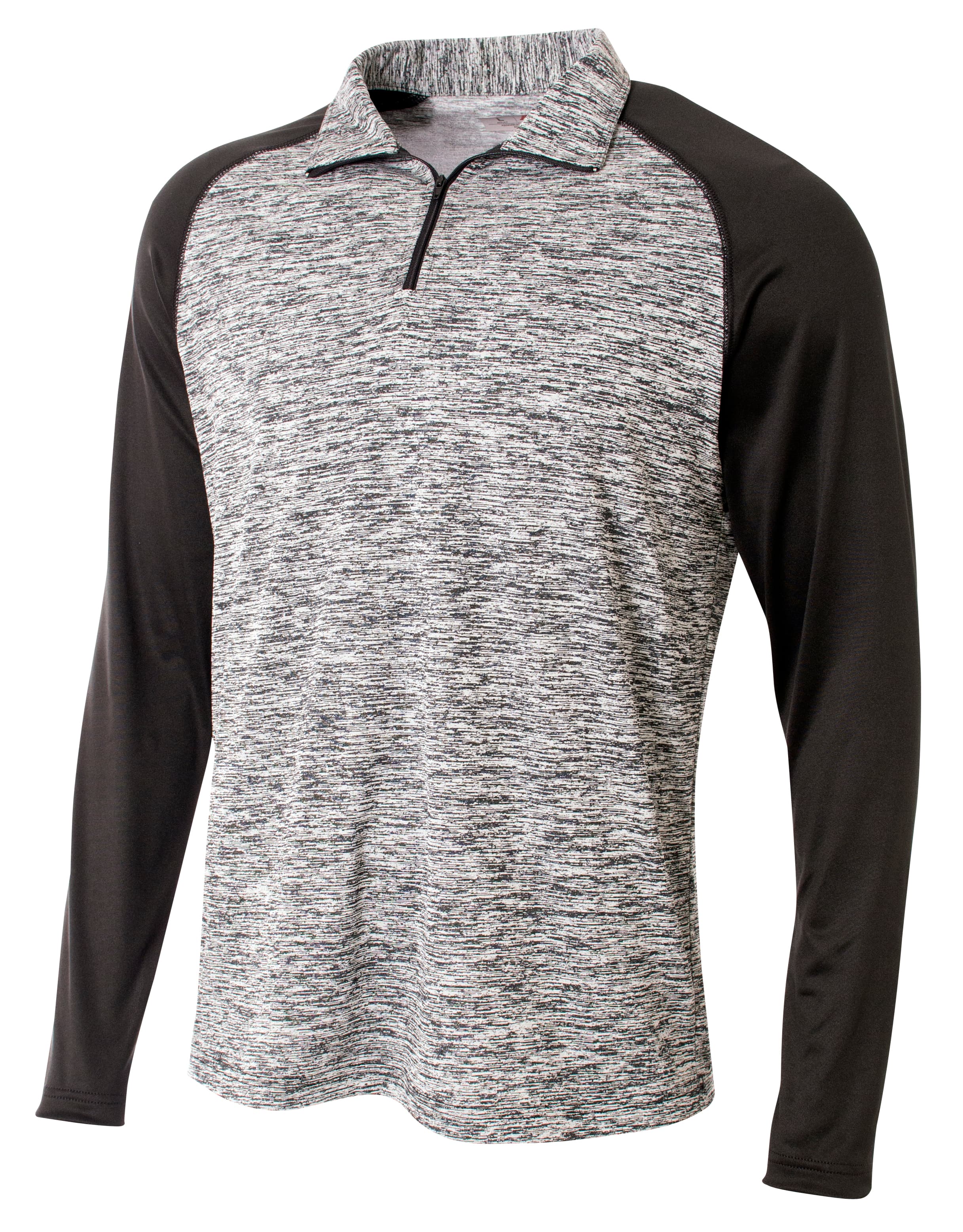 A4 Youth Quarter Zip Space Dye