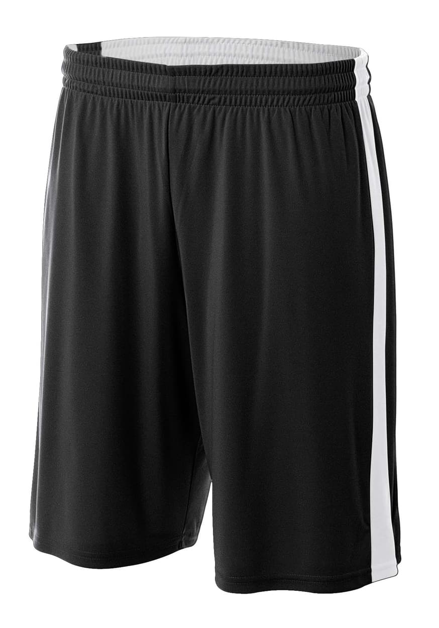 A4 8" Reversible Moisture Management Short