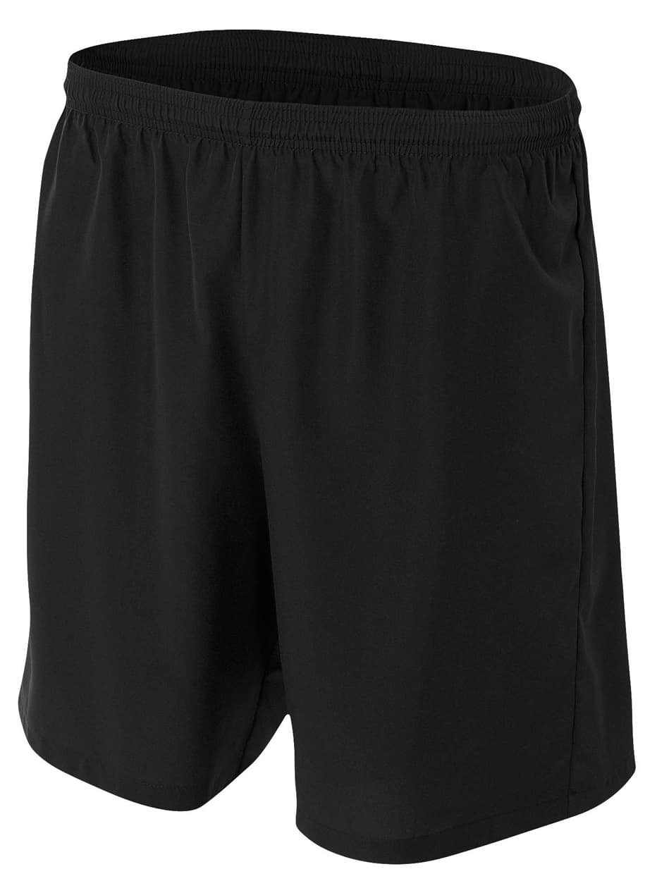 A4 Woven Soccer Short — BLACK