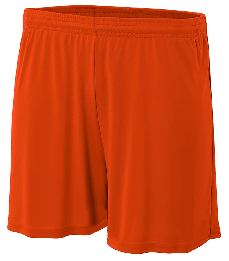 A4 4" Youth Cooling performance Shorts — ATHLETIC ORANGE