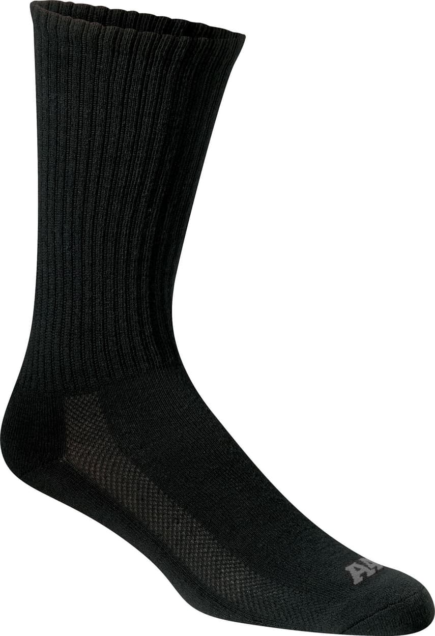 A4 Performance Crew Socks — BLACK